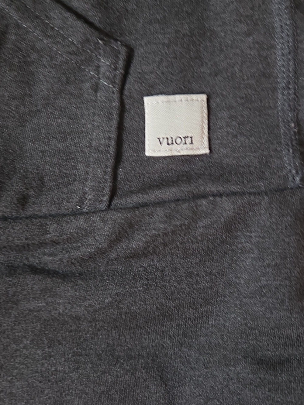 Vuori Halo Perfomance Hoodie 2.0 Sz XS Black Heather - Picture 8 of 12